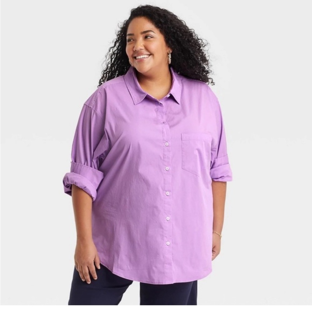 Ava & VIV long sleeve blouse Size 2X, NWOT